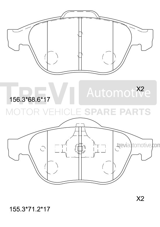 TREVI AUTOMOTIVE PF1107 Kit...