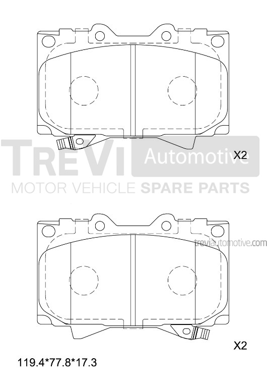 TREVI AUTOMOTIVE PF1111 Kit...