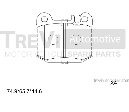 TREVI AUTOMOTIVE PF1142 Kit...