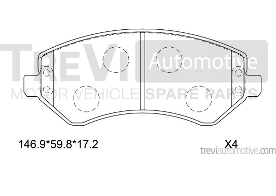 TREVI AUTOMOTIVE PF1174 Kit...