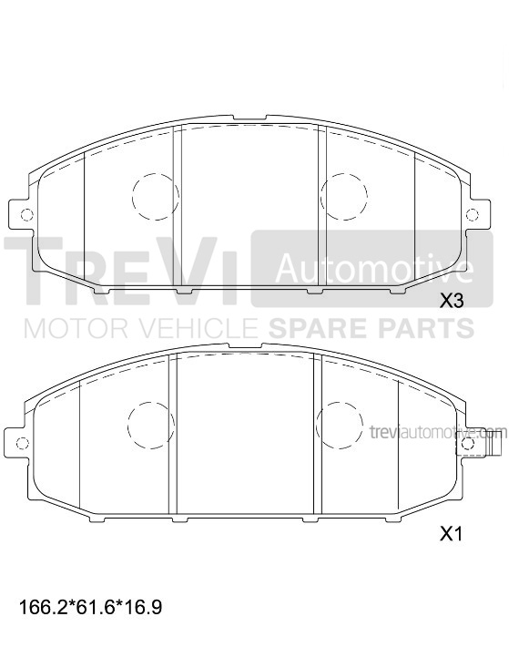 TREVI AUTOMOTIVE PF1175 Kit...