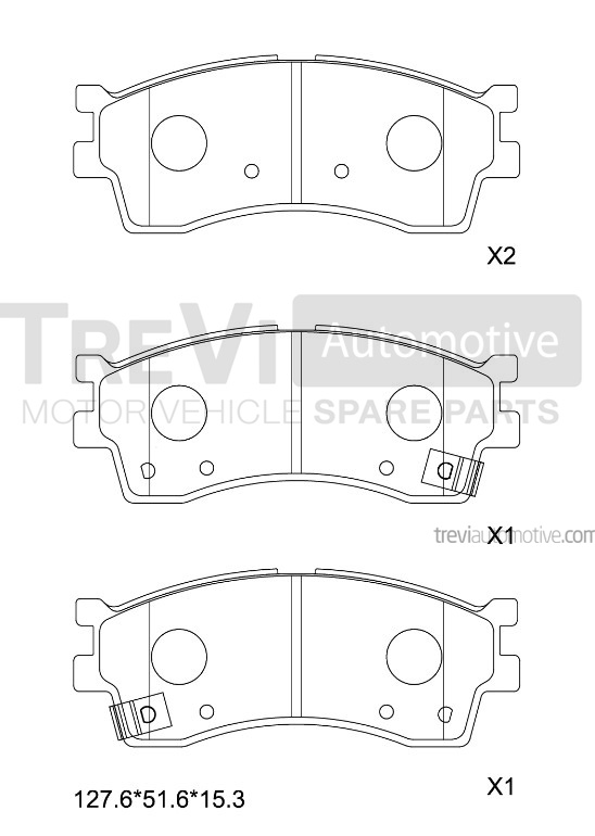 TREVI AUTOMOTIVE PF1185 Kit...