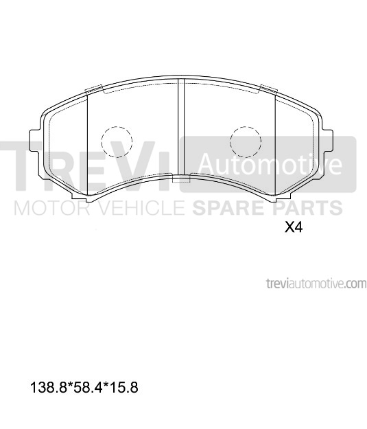 TREVI AUTOMOTIVE PF1186 Kit...