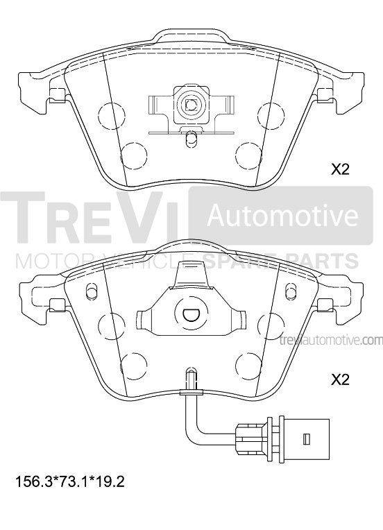 TREVI AUTOMOTIVE PF1199 Kit...