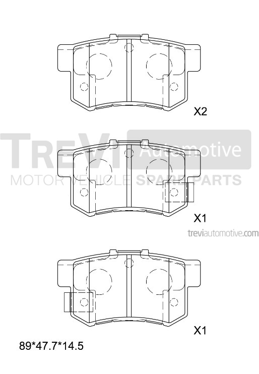 TREVI AUTOMOTIVE PF1224 Kit...