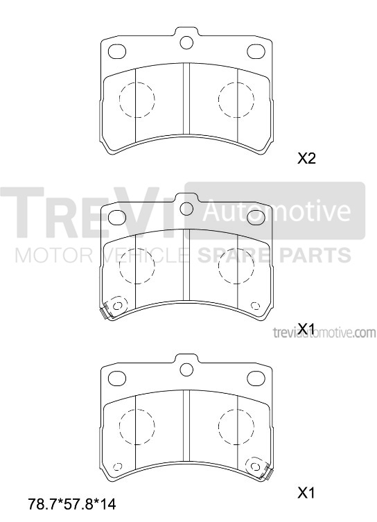 TREVI AUTOMOTIVE PF1229 Kit...