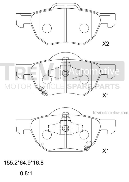 TREVI AUTOMOTIVE PF1231 Kit...