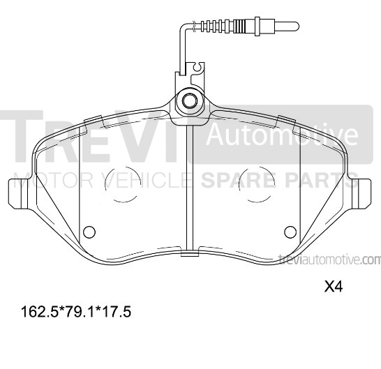 TREVI AUTOMOTIVE PF1240 Kit...