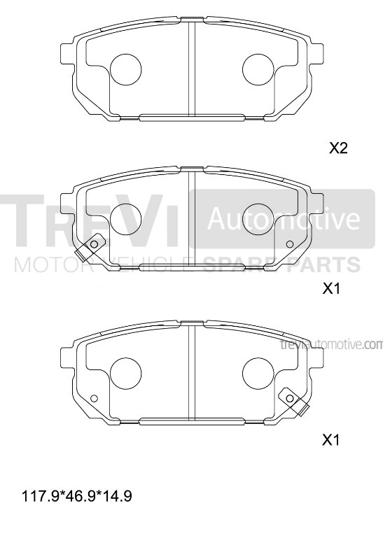 TREVI AUTOMOTIVE PF1246 Kit...