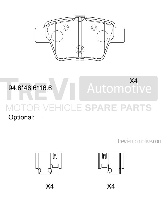 TREVI AUTOMOTIVE PF1259 Kit...