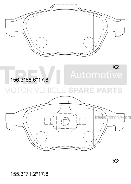 TREVI AUTOMOTIVE PF1288 Kit...