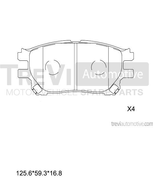 TREVI AUTOMOTIVE PF1290 Kit...