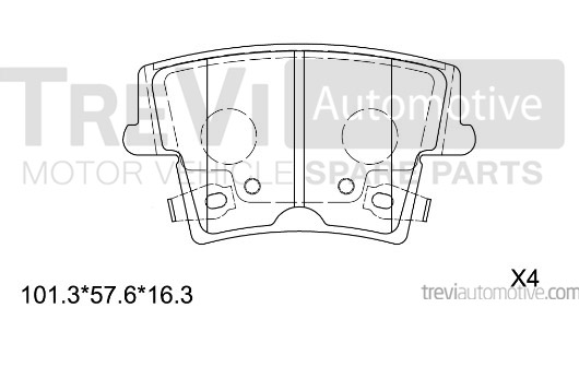 TREVI AUTOMOTIVE PF1326 Kit...