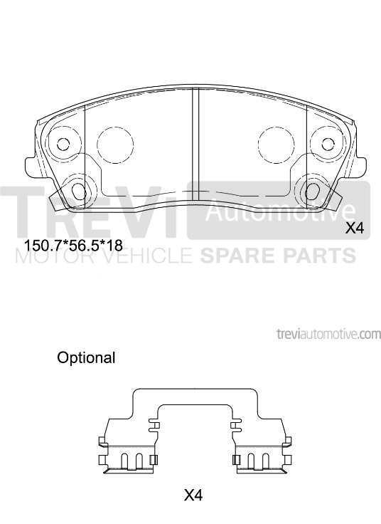 TREVI AUTOMOTIVE PF1327 Kit...