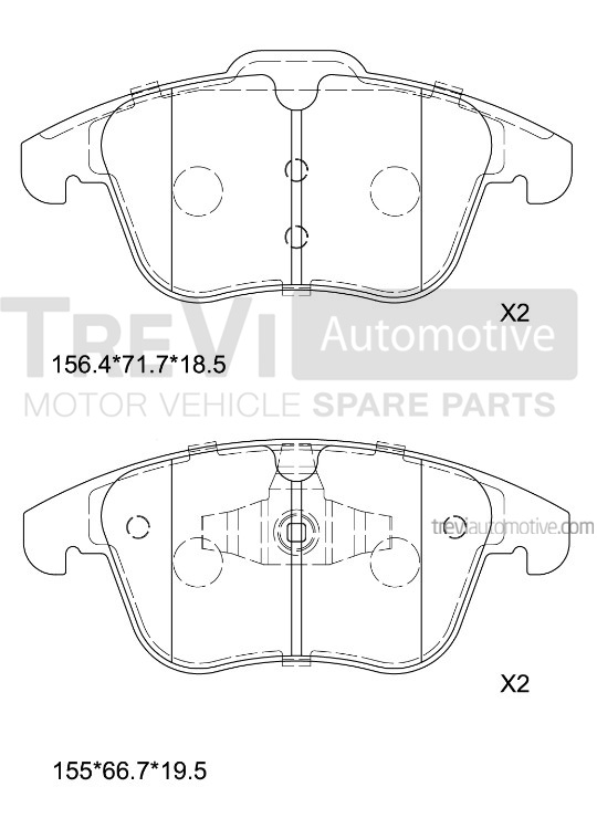 TREVI AUTOMOTIVE PF1332 Kit...