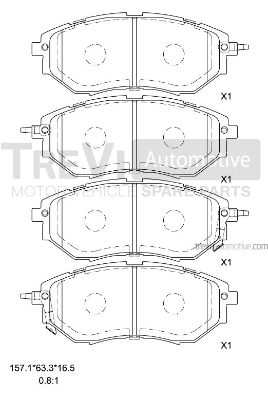 TREVI AUTOMOTIVE PF1339 Kit...