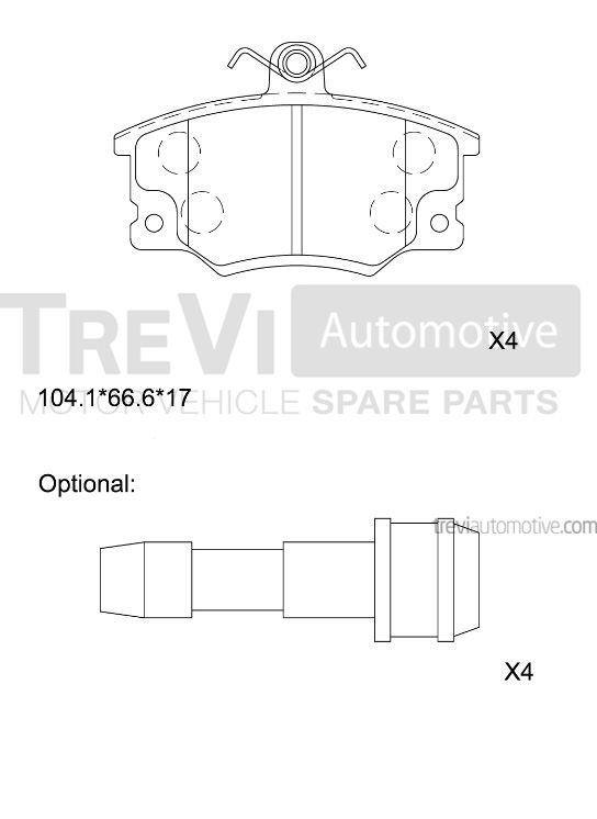 TREVI AUTOMOTIVE PF1355 Kit...