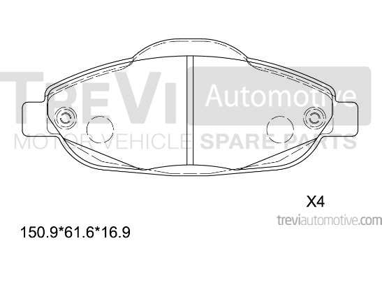 TREVI AUTOMOTIVE PF1360 Kit...