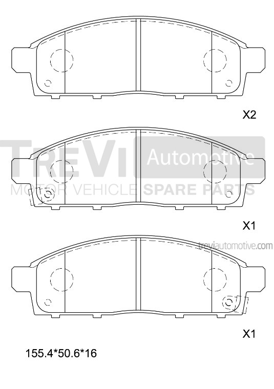 TREVI AUTOMOTIVE PF1361 Kit...