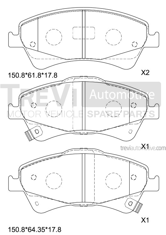 TREVI AUTOMOTIVE PF1369 Kit...