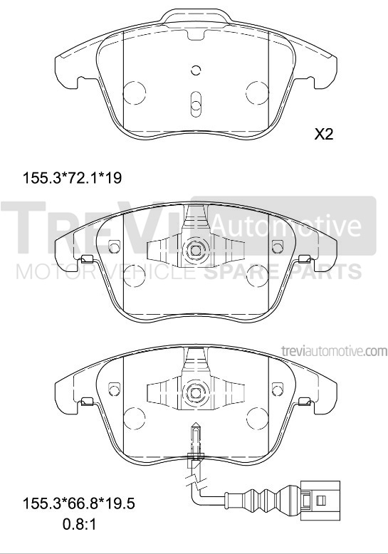 TREVI AUTOMOTIVE PF1375 Kit...