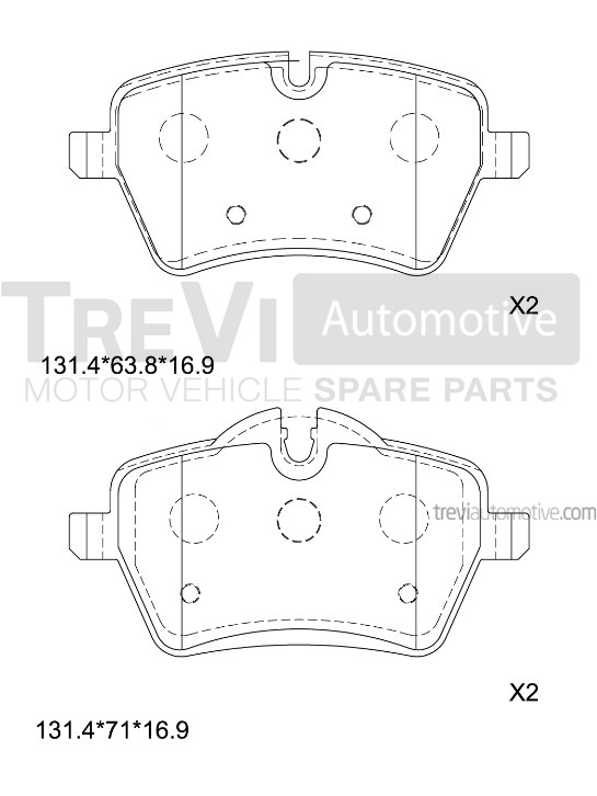 TREVI AUTOMOTIVE PF1389 Kit...