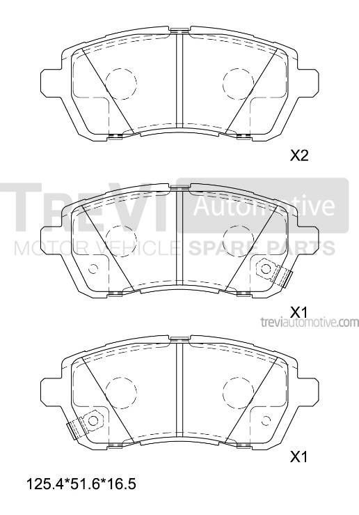 TREVI AUTOMOTIVE PF1390 Kit...