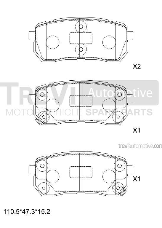 TREVI AUTOMOTIVE PF1394 Kit...