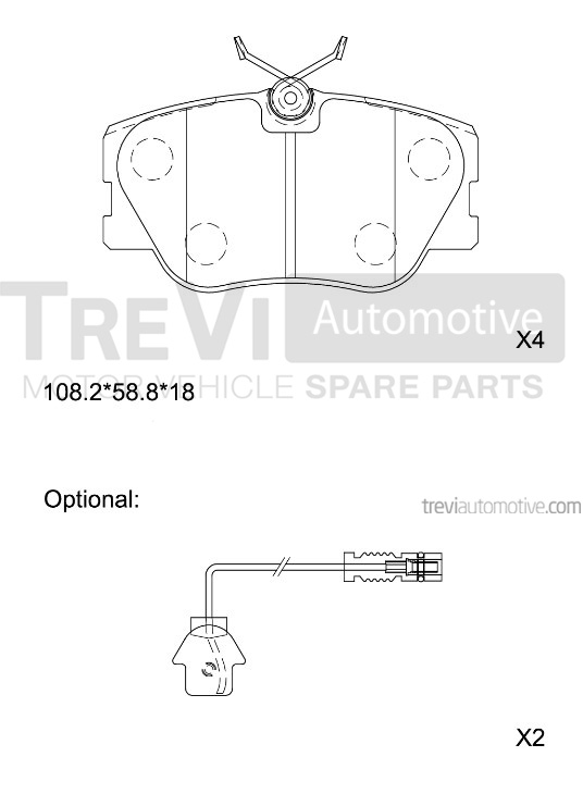 TREVI AUTOMOTIVE PF1397 Kit...