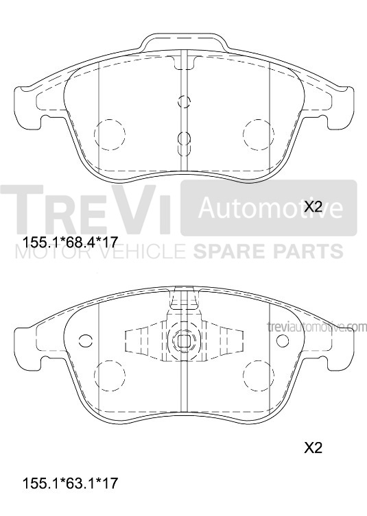 TREVI AUTOMOTIVE PF1404 Kit...