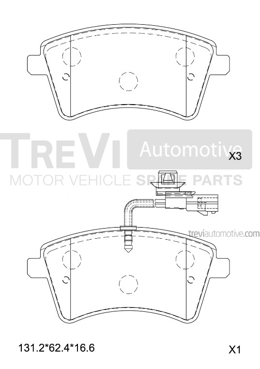 TREVI AUTOMOTIVE PF1408 Kit...