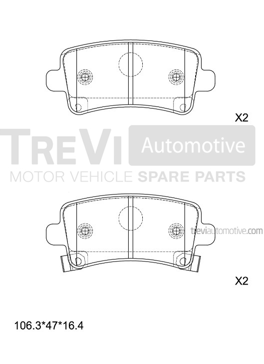 TREVI AUTOMOTIVE PF1420 Kit...