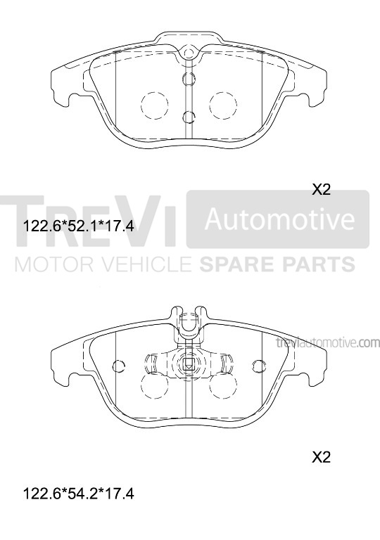 TREVI AUTOMOTIVE PF1422 Kit...