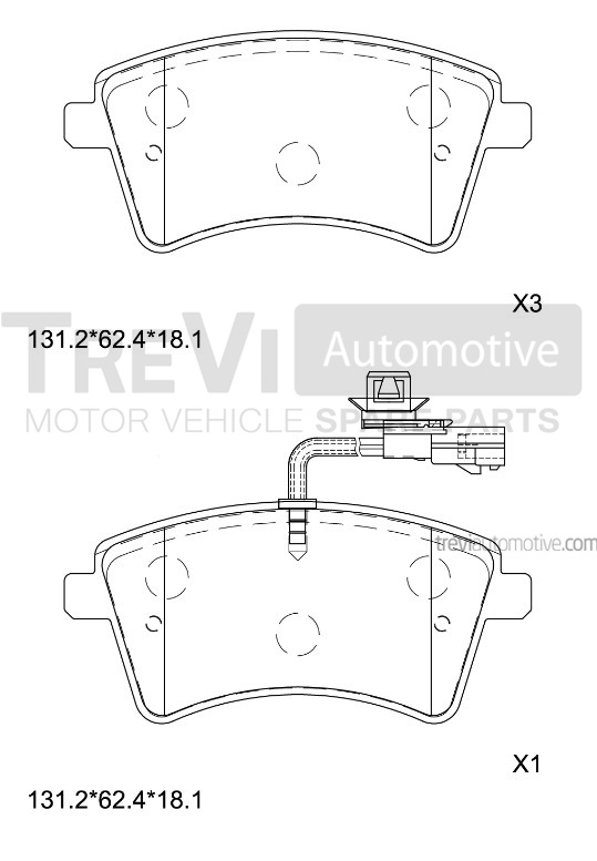 TREVI AUTOMOTIVE PF1439 Kit...