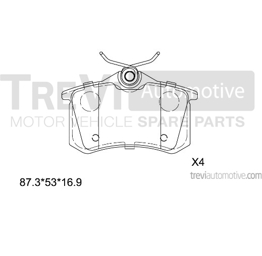 TREVI AUTOMOTIVE PF1440 Kit...