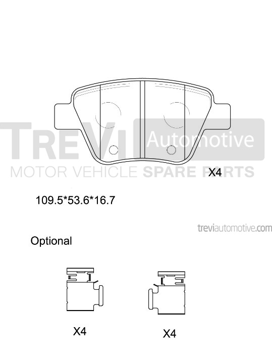 TREVI AUTOMOTIVE PF1451 Kit...