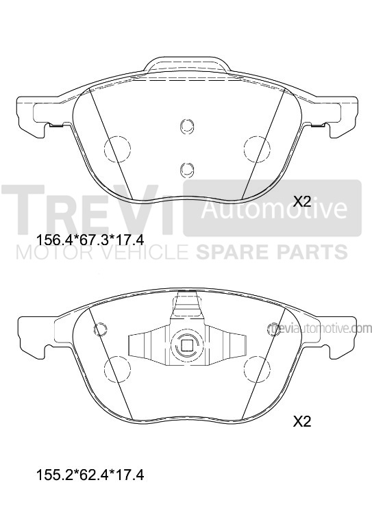TREVI AUTOMOTIVE PF1452 Kit...