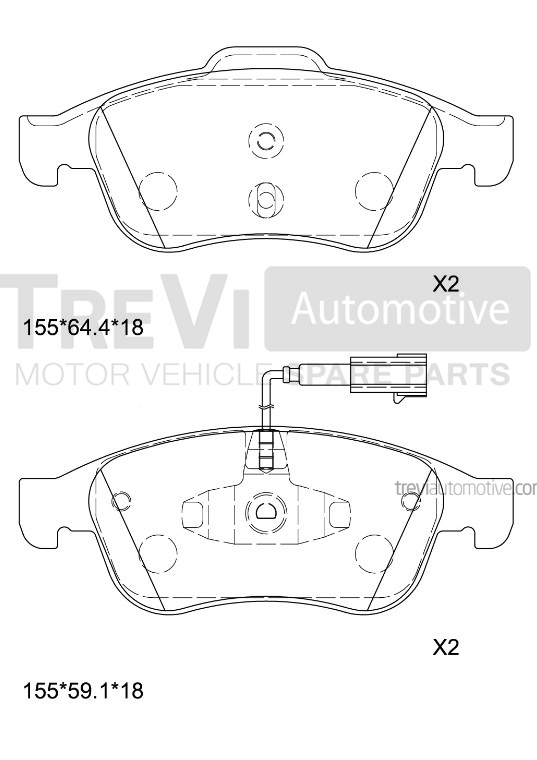 TREVI AUTOMOTIVE PF1457 Kit...