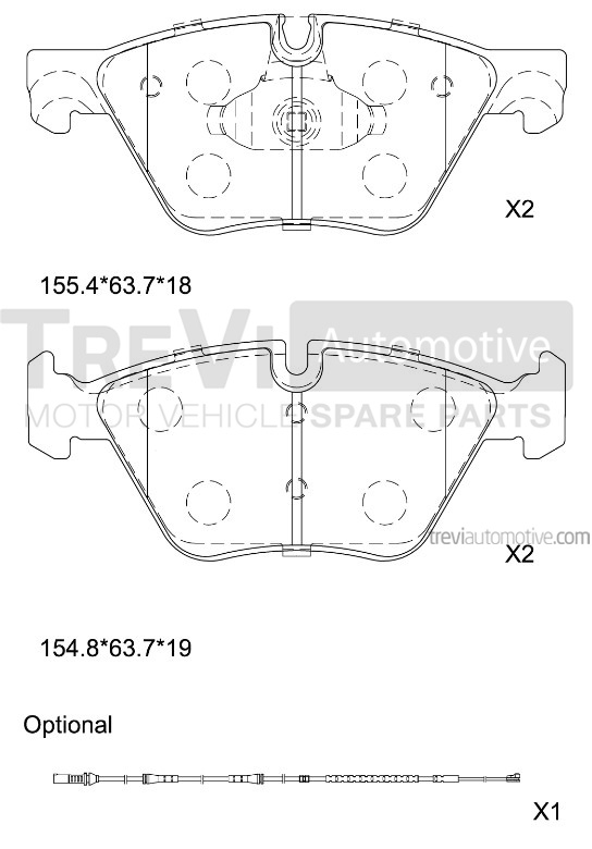 TREVI AUTOMOTIVE PF1468 Kit...