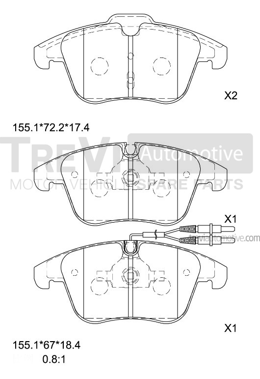 TREVI AUTOMOTIVE PF1499 Kit...