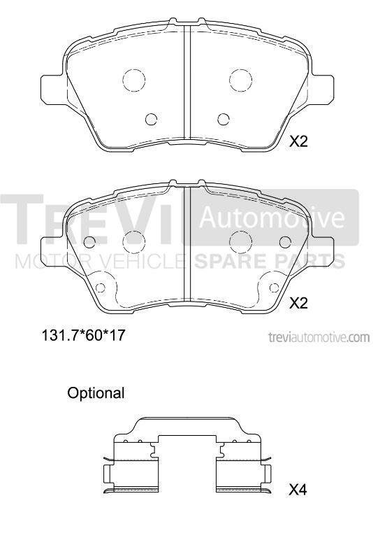 TREVI AUTOMOTIVE PF1501 Kit...