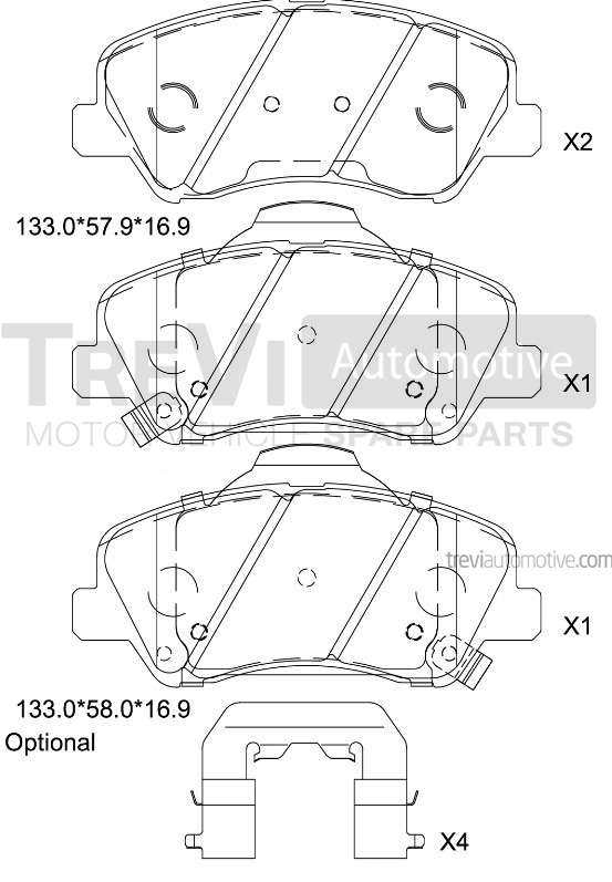 TREVI AUTOMOTIVE PF1506 Kit...