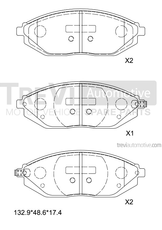 TREVI AUTOMOTIVE PF1507 Kit...