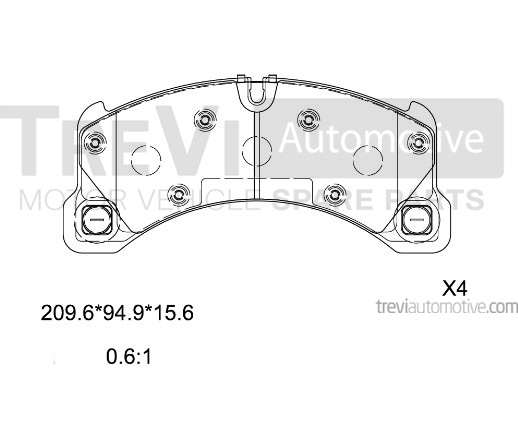 TREVI AUTOMOTIVE PF1518 Kit...