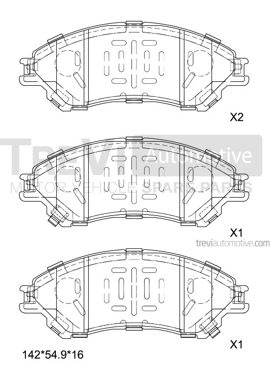 TREVI AUTOMOTIVE PF1535 Kit...