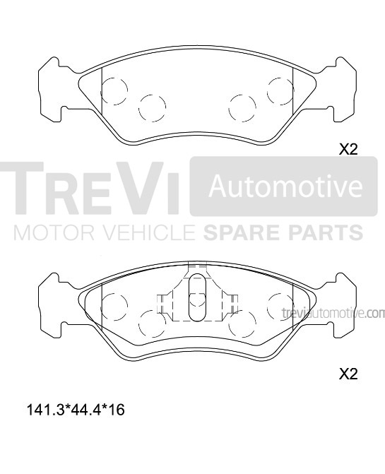 TREVI AUTOMOTIVE PF1552 Kit...