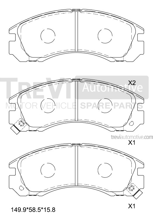 TREVI AUTOMOTIVE PF1575 Kit...