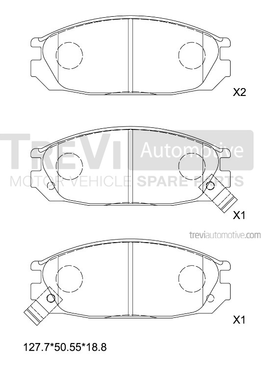 TREVI AUTOMOTIVE PF1608 Kit...