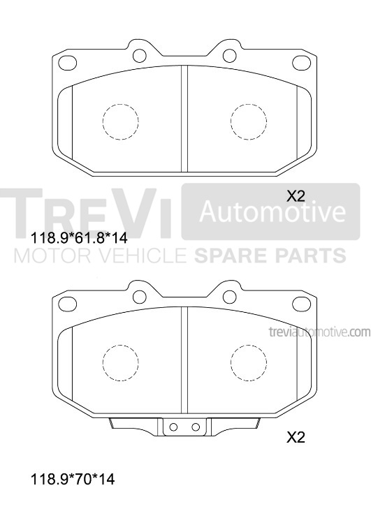 TREVI AUTOMOTIVE PF1613 Kit...