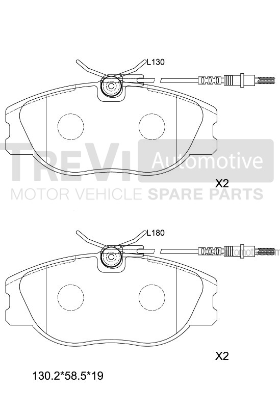 TREVI AUTOMOTIVE PF1614 Kit...